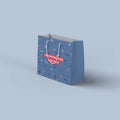 Colorful Printing Biodegradable Hand Length Handle Customized Color Kraft Shopping Gift Paper Bag Custom Logo Clothing Shoes