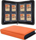 112+ Capacity Custom Mini 4-Pocket Leather Album Luxury Velvet Printing Trading Card Binder for Game & Sports Cards Wholesale