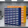 Garage Organizer Screw Parts Classification Box Plastic Organizing Cabinet Container Case Drawer