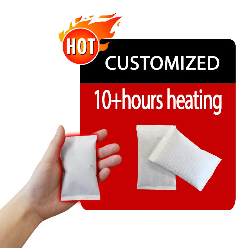 Keep Body Warm Self Heating Active Carbon Raw Material Disposable Hand Warmers