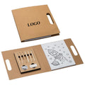 Promotional Gift DIY Kraft Paper Painting Books with 6 Colored Pencils for Kids' Drawing and Painting Toys