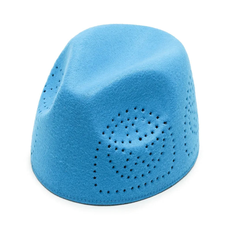 Wholesale Men's Felt Fez Muslim Prayer praying hat with Breathable Air Hole Vent Islamic Outdoor Cap
