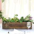 Rustic Wood Wooden  Decorative Desktop Succulent Mini 8*8*24cm Home Decor Plant Wood Box Without Lid for Plants