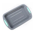 Durable Silicone Bakeware Set with Rectangle Muffin Loaf Cake Pan Baking Tools Packed in Bag