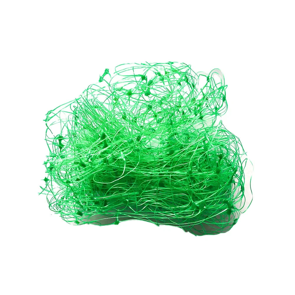 8G/M2 Single Layer LDPE Large Mesh Plant Support Netting 15x15cm Climbing Net for Cucumber Trellis and Vegetable Support