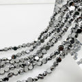 4-10mm Diy Bracelet Necklace Earrings Beaded Material Round Loose Faceted Flat Crystal Glass Beads for Jewelry Making