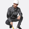 Men's Safety Cargo Six Pocket Straight Canvas Mid Rise Pants for Engineer & Mining Work Uniform / OEM Field Work Wear
