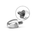 Internally Threaded G23 Titanium Piercing Bullet Tongue Stud Lip Stud Body Piercing Jewelry for Women Men Hypoallergenic