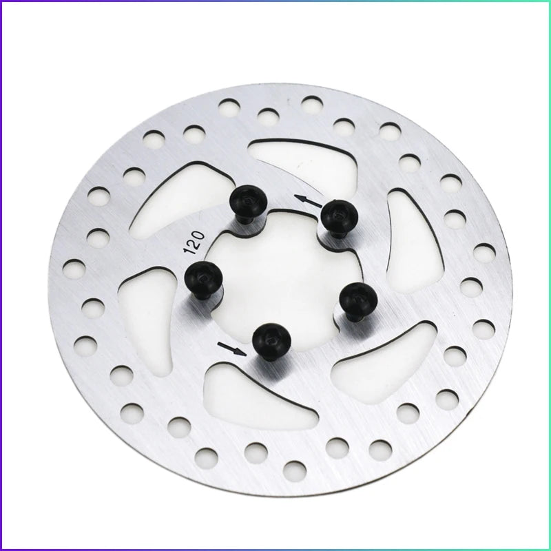 Superbsail 120mm 110mm Brake Pads and 5pcs Screws Disc Rotor Pad Replacement Parts for Xiaomi Mijia M365 Pro Electric Scooter