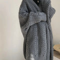 New Women's Sweaters Autumn Winter Fashionable Bat Sleeve Cardigans Warm Wild Knitwear Tops