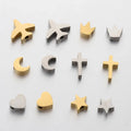 Wholesale Stainless Steel Heart Moon Star Loose Beads for DIY Necklace Bracelet Jewelry Making Accessories