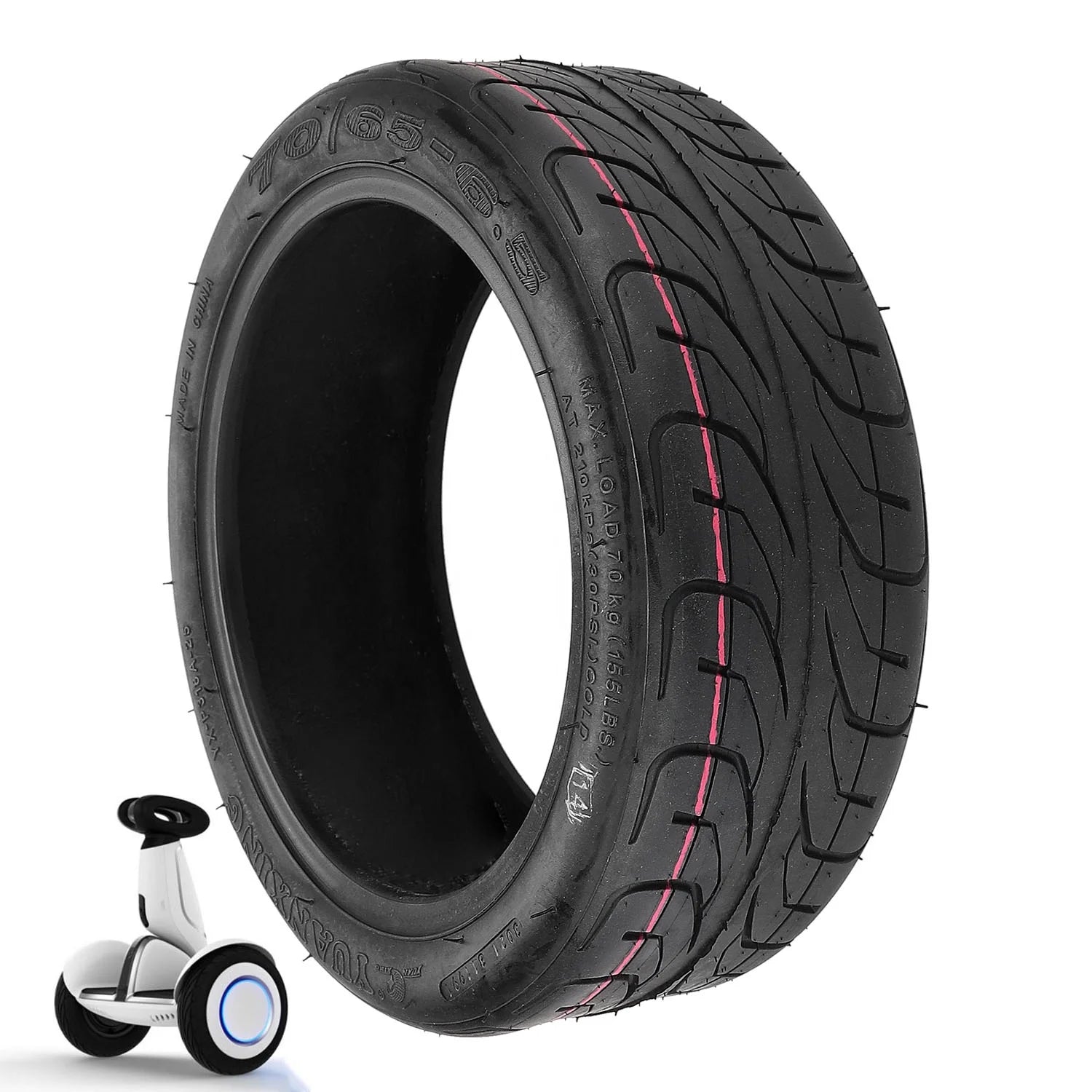 10 Inch Tires YUANXING 70/60-6.5 Airless Tire for Scooter Xiaomi Ninebot MiniPro/Nine Balancing Vehicle Balance Scooter Tire