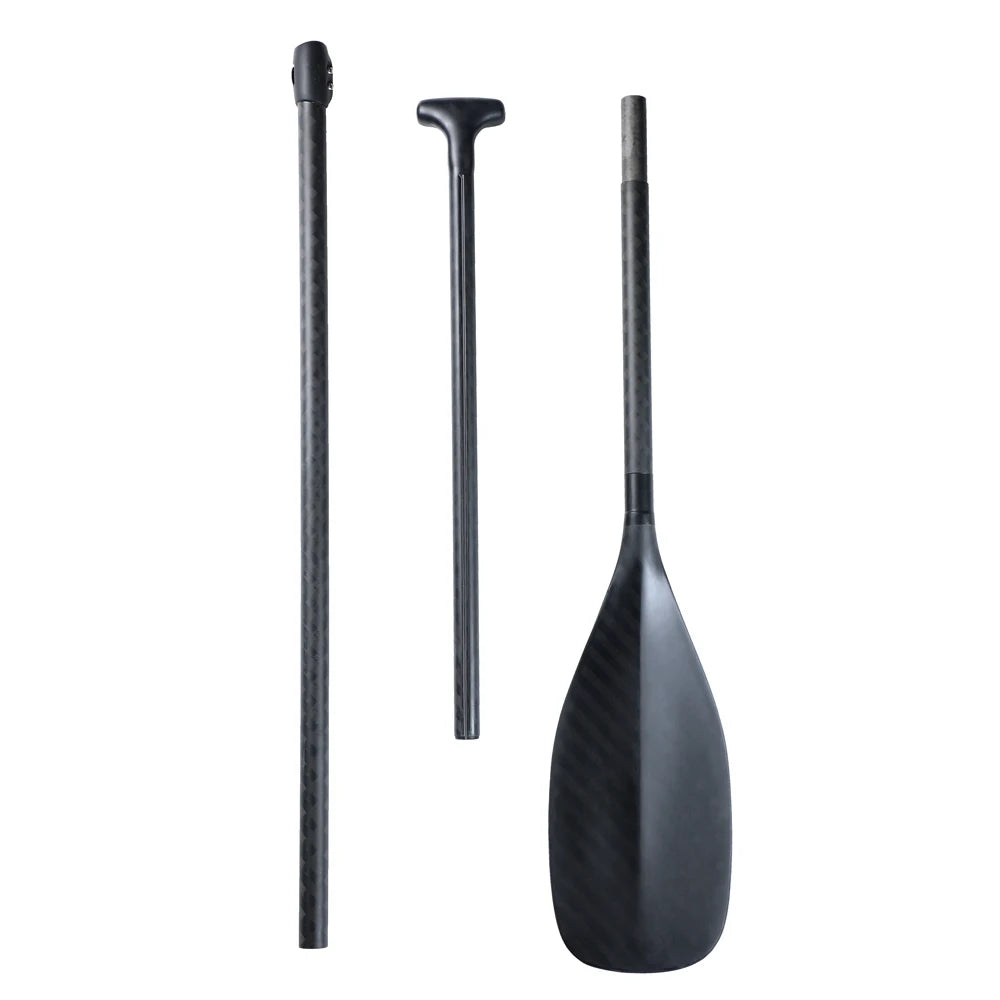 OKHEALING 12K Full Carbon Fiber SUP Paddle - Ultra - Lightweight Blade & Shaft for Inflatable Paddle Boards