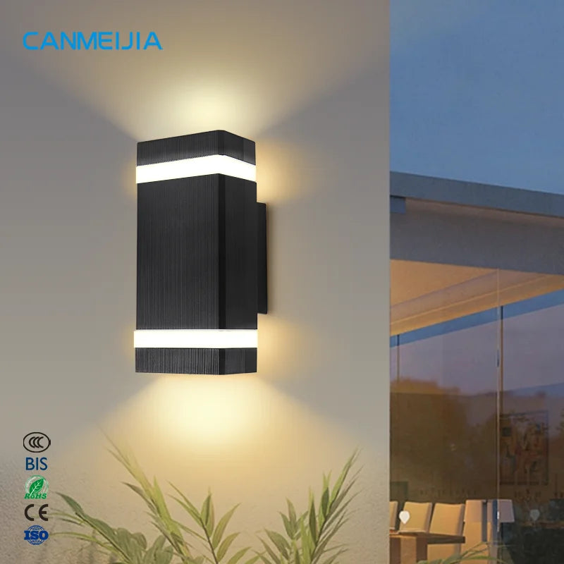 Surface Mounted Outdoor Waterproof Decoration Fixtures Lighting Led Wall Lights/Wall Lamps for Garden  Pathway Step Light