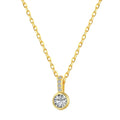 S925 Sterling Silver Necklace With Diamond Pendant Small and Minimal Square Diamond Chain for Necklaces With Names