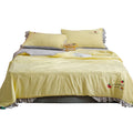 Four-piece Set Quilt Luxury 100% Cotton Bedding Set Summer Cool Mulberry Silk Duvet Cover Set Bed Sheet 100% Cotton Hotel