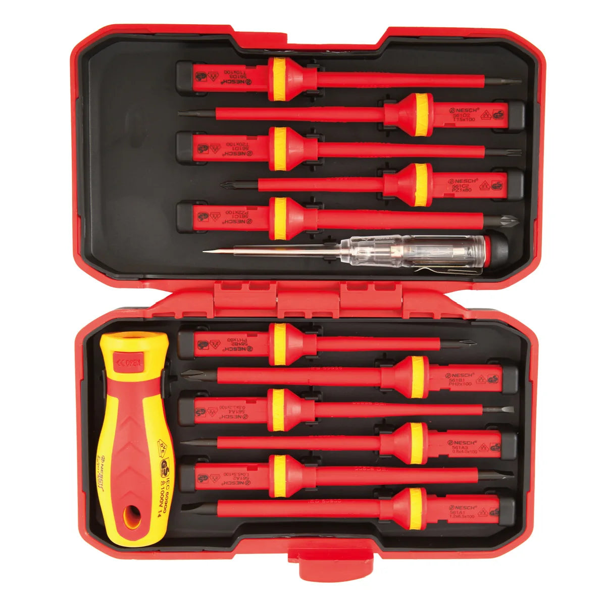 13 in 1 Insulated Screwdriver Set Magnetic VDE Electronics Screwdriver Bit Set High-voltage Resistant Screwdriver Tools Set