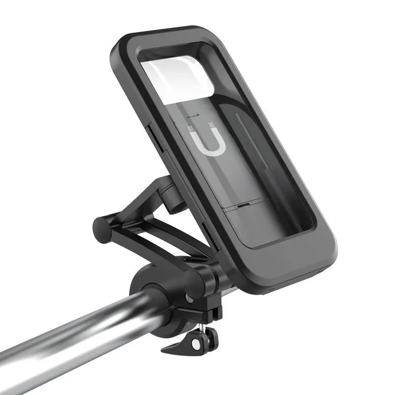Folding Navigation Bracket Magnetic Waterproof Mountain Bicycle Phone Holder for Bike