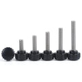 Black M3 Thumb Screws with 14mm Knob Head 8/10/12/15/20/25/30/35mm Length Hand Screws