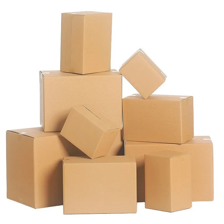 Custom Logo Craft Paper Mailer Boxes Corrugated Cardboard Shipping Container Mailing Moving Packaging Carton Box for Packing