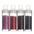 2mm Silver Lined Colors Glass Seed Beads 10 Grams Bottle Rocailles Round Loose Embroidery Beads
