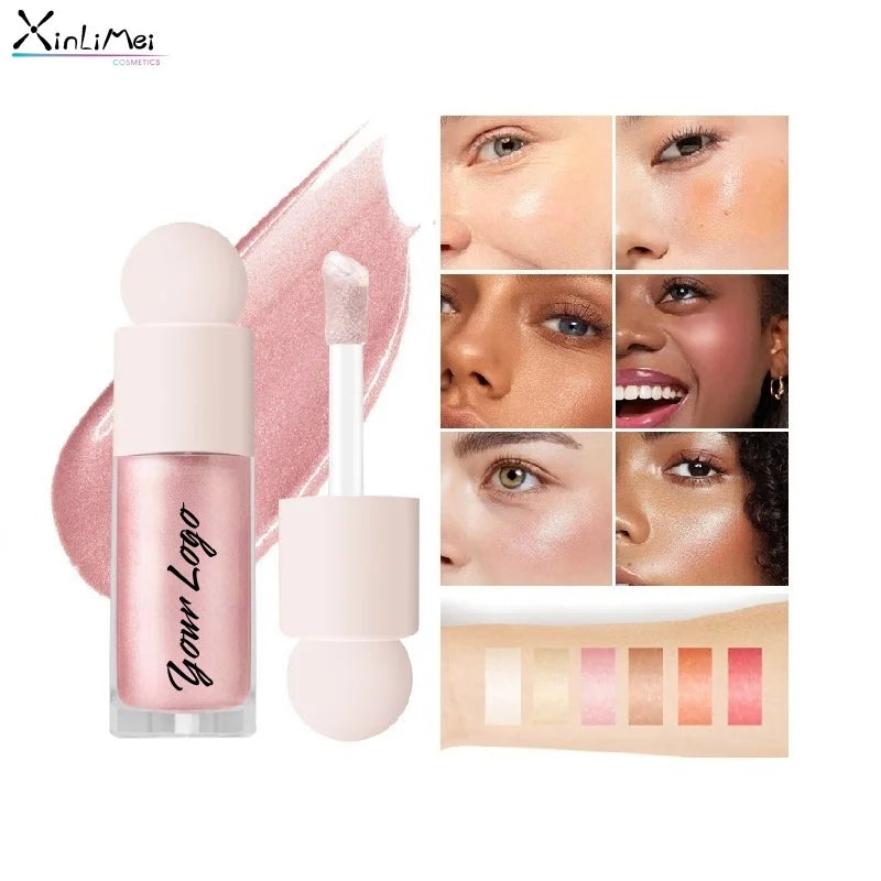 Naturally Light Long Lasting Liquid Highlighter Face Eyes Interesting Makeup Silkworm Body Waterproof Glow Highlight Liquid