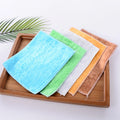 Factory Wholesale Custom Reusable Double Sided Wood Fiber pp Silk Kitchen Dish Cleaning Towel Cloth Without Detergent