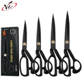 Professional 8/9/10/11/12-Inch High Carbon Steel Industrial Sewing Shears Tailor Scissors for Dressmaking Crafting Leather