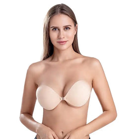 Women's Reusable Silicone Invisible Breast Petals Free Size Adult Push-Up Bra Wholesales Seamless Sticky Adhesive Bra Accessory