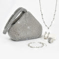 Luxury Women Bags With Necklace Earrings Bracelet Jewelry Set Evening Bags Lady Party Wedding Clutch Bags (KJ138)