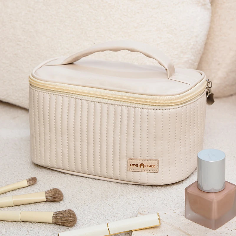 OEM Portable Travel Makeup Bag Custom Waterproof Fashion Cosmetic Women Beauty Makeup Bags with Private Label Cosmetic Bag