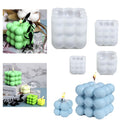 4 Cube Candle Silicone Mold DIY Spherical Circular Candle Home Decoration Making Epoxy Resin Mold MegaBDM