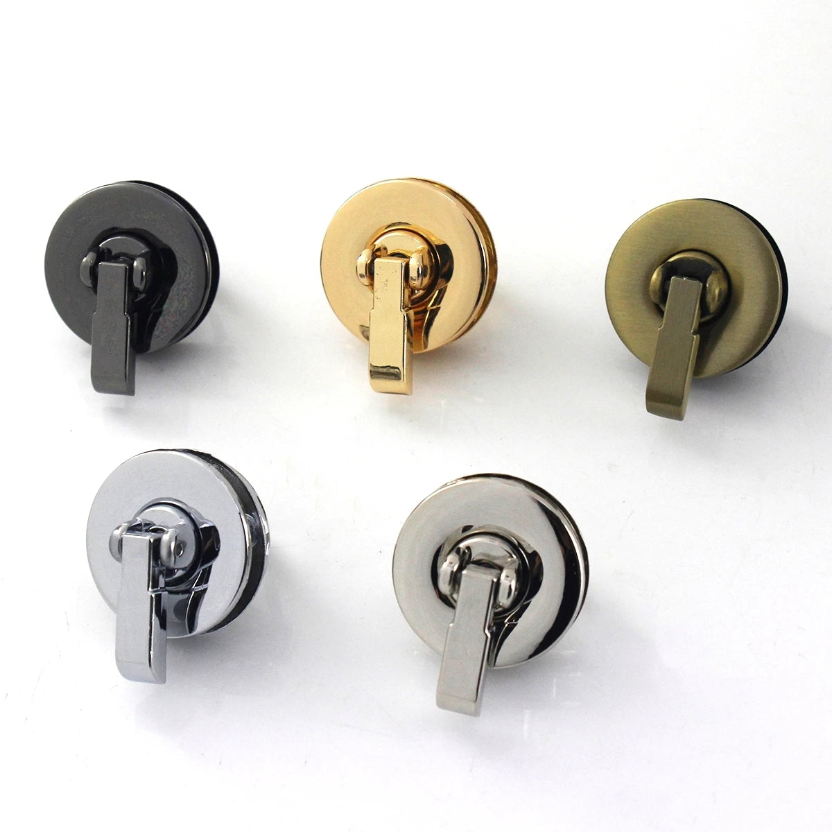 Alloy Round Bag Turn Lock Twist Lock Clasp for Leather Craft Women Bag Handbag Shoulder Bag Purse DIY Hardware Accessories