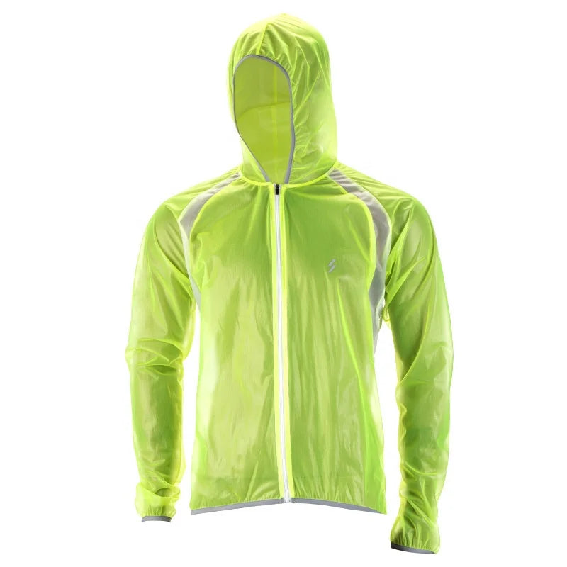Men's and Women's Road Outdoor Bike Riding Waterproof Raincoat Bicycle Raincoat Mountain Bike Breathable Windbreaker