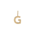 Unique Gold Initial Charm Necklace Sterling Silver Custom Letter Necklace Perfect Gift