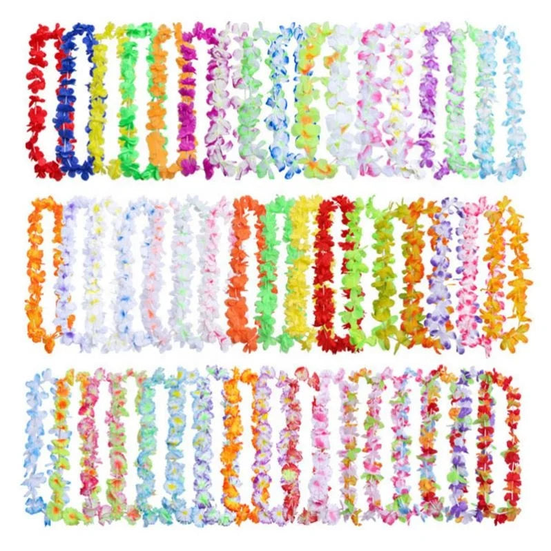 Wholesale Mix Designs Hawaii Hula Flower Leis Hawaiian Leis