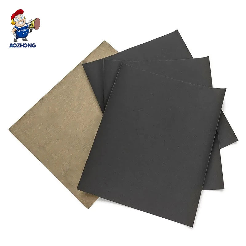 Sandpaper Water Dry 2000 Grit Silicon Carbide Waterproof Abrasive Paper Fine Grit Abrasive Sandpaper Sheets for Car Polishing