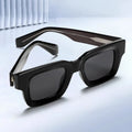2025 Customized Fashion Acetate Sunglasses Manufacturer Custom Sunglasses Trendy Thick Square Frame Polarized Shades