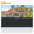 JHR Backyard Boundary Privacy Fence Aluminum Slat Fence Light DIY WPC Fence Panels