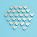 Hot Selling Heart-shaped Corrosion English Letter A-Z Small Hole Bead DIY Customizable Engraved Pendant Stainless SteelAccessory