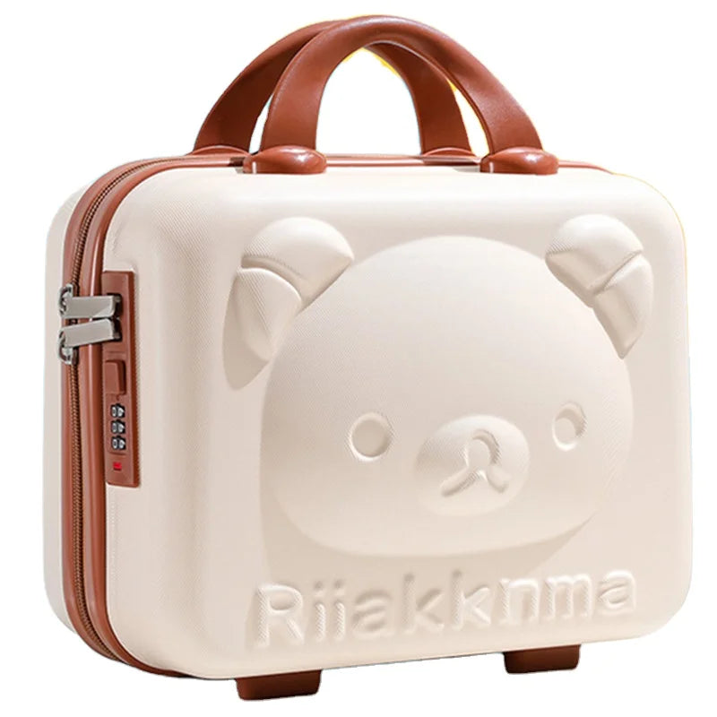 Custom Mini ABS Hard Cosmetic Case Beauty Make up Luggage Case Storage Carrying Box