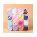 2023 Mini Soft Velour Makeup Setting Powder Sponge Puff With Case Powder Puffs for Face Powder