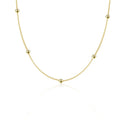 Womens Minimalist Trendy Jewelry 316l Stainless Steel 18K Gold Plated Base Chain Necklaces