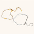 Luxury Quality Jewelry 18K Gold Plated Adjustable Advanced Zircon Chain Stainless Steel Bracelet