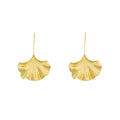 Creative Alloy Ginkgo Leaves Earrings Women Fashion Minimalist Wind Earrings New Trendy Jewelry Accessories Wholesale