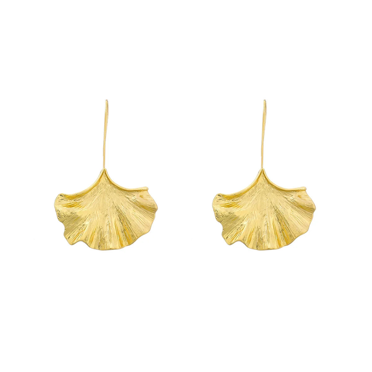 Creative Alloy Ginkgo Leaves Earrings Women Fashion Minimalist Wind Earrings New Trendy Jewelry Accessories Wholesale