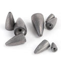 TAKEDO FD03 Wholesale Sales Bullet Shaped Fishing Sinkers With Center Hole Lead Weights Small Accessories Sea Fishing Tackle