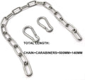 Heavy Duty 550LB Capacity Stainless Steel Conveyor Chain Chain Punching Bags Hanging Chair Swing Trapeze Yoga Galvanized Drag