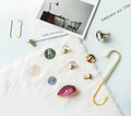 Hot Sale Shell Resin Furniture Cabinet Drawer Round Brass Handles Knobs