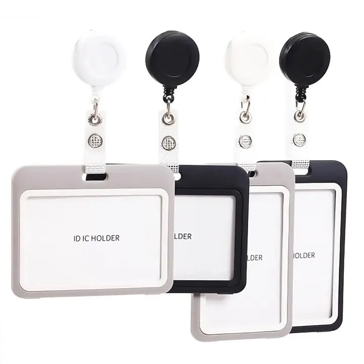 Wholesale Colourful Promotional Retractable Doctor ID Card Holder Nursing Clip Holder with Badge Reel
